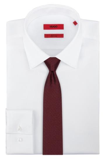Krawaty HUGO Silk Ciemny Czerwone Męskie (Pl15082)